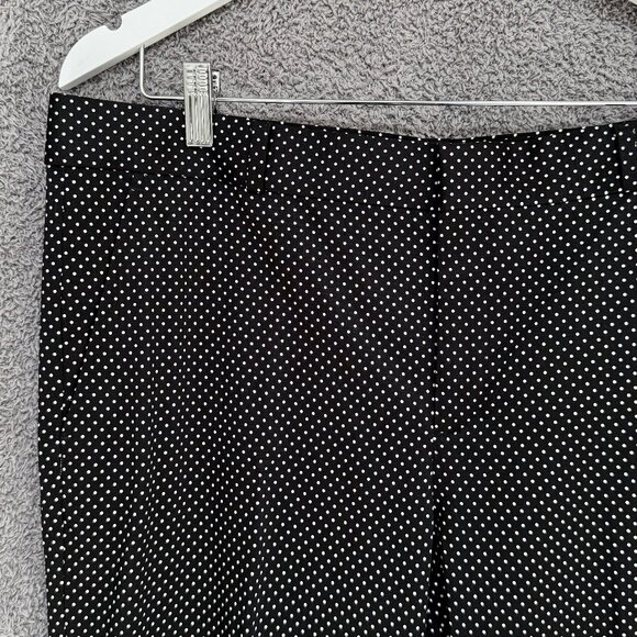 Banana Republic Ryan Slim-Straight Polka Dot pants SIze 14 - Picture 1 of 11
